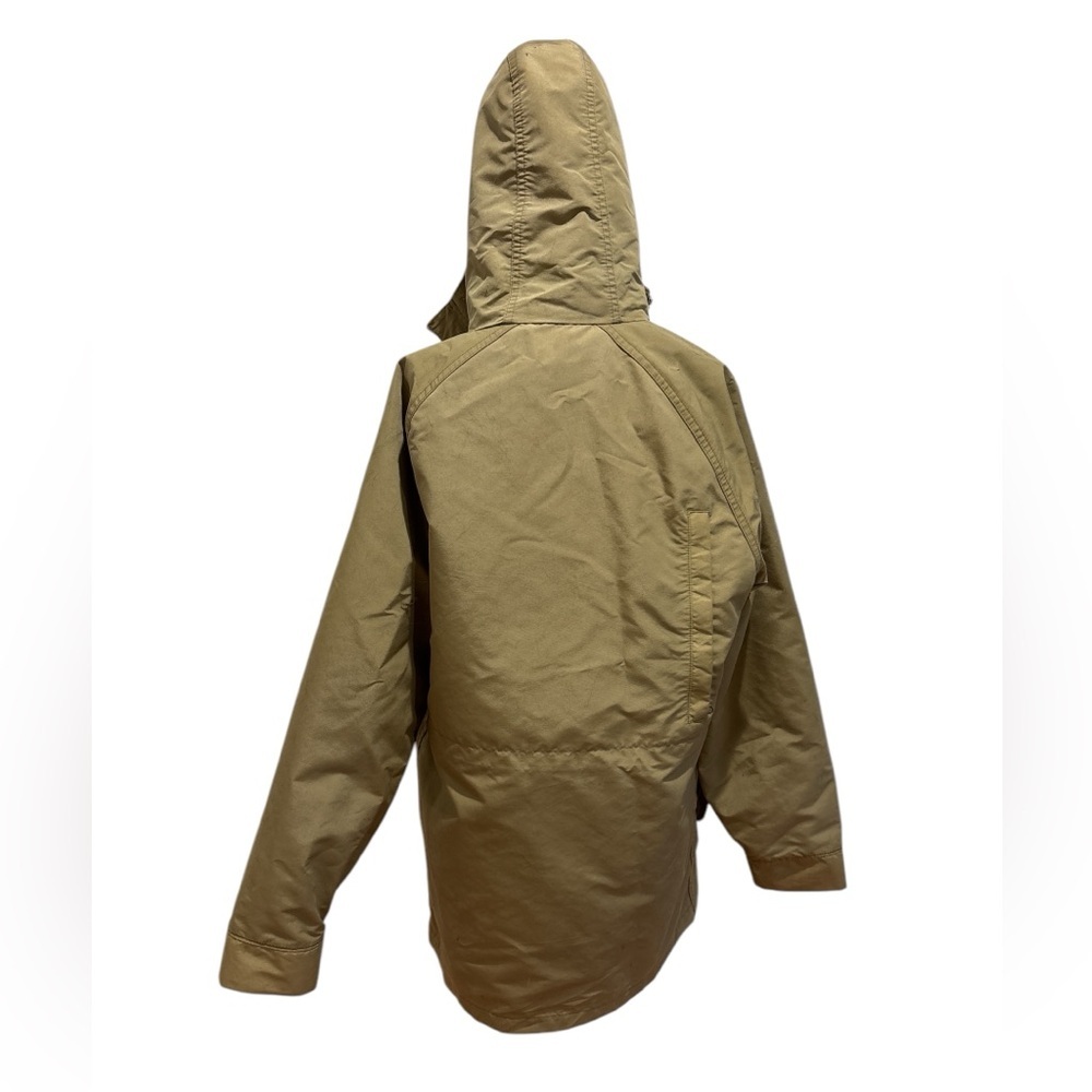80s LL BEAN BAXTER STATE PARKA HOODED UTILITY JACKET RAIN PROOF LIGHTWEIGHT SZ M - Picture 5 of 10